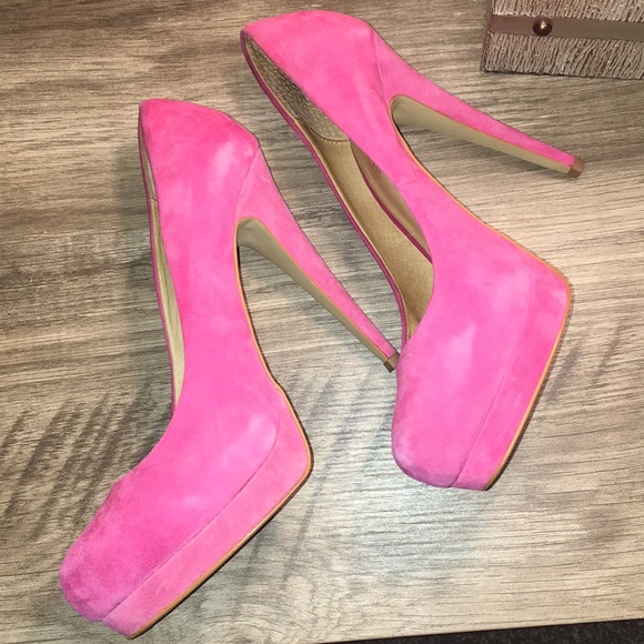 Aldo platform hot pink heels - Picture 4 of 4